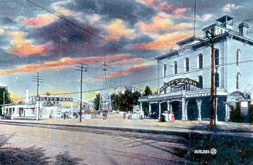 Wolffs Amusement Park - Old Post Card